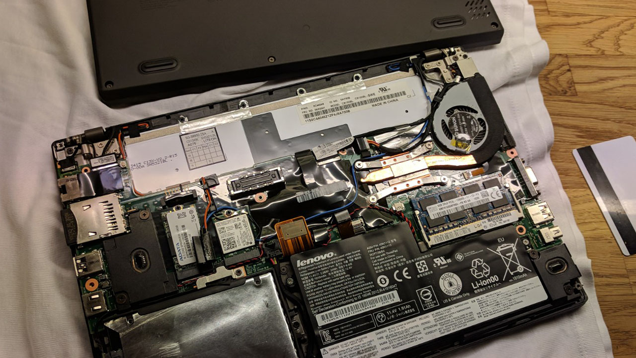 Opened X250